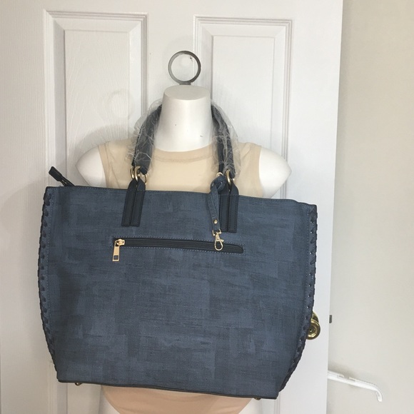 ALYSSA 2 Piece Vegan Tote/Laptop Bag & Card Holder - Picture 2 of 8